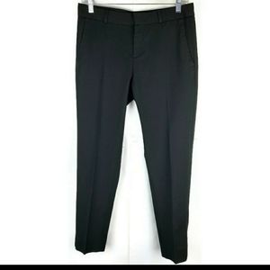 Banana Republic Factory Black Textured Ankle Pants